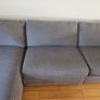 Grey Corner Sofa with Storage Footstool Image 4