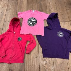 ITW Irish Theatre Workshop girls uniform bundle 7-8 years (t-shirt, zip up hoodie & hoodie)