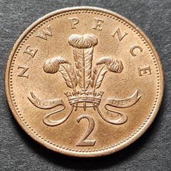 Decimal Two New Pence 2p  Uncirculated full lustre 1979