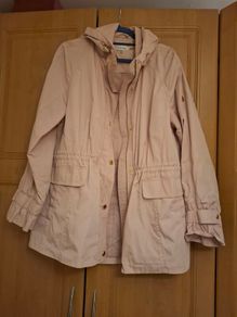 Calvin Klein pink raincoat large