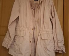 Calvin Klein pink raincoat large