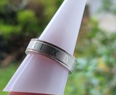 Ceramic man, gents ring