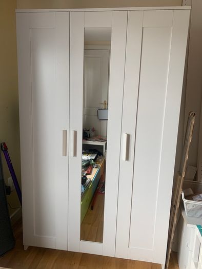 BRIMNES Wardrobe 3 doors