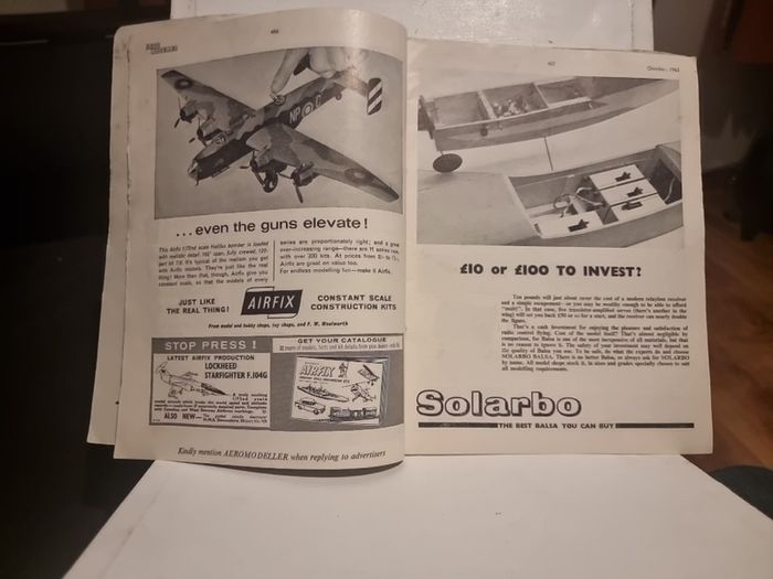 OCT 1963 AERO MODELLER vintage model magazine