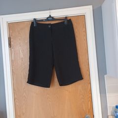 M&S Petite Black Shorts.  S.14. New. SALE