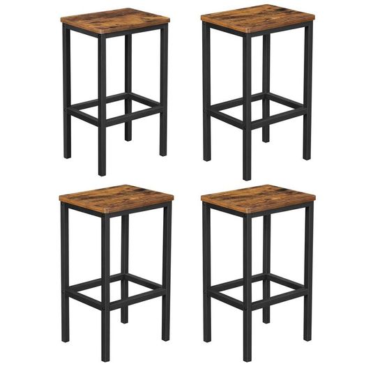 Industrial Bar Stools Set of 4