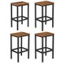 Industrial Bar Stools Set of 4 Image 3
