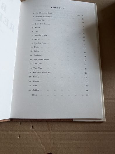 Tom Mac Intyre - Blood Relations. H/B. 1972. Ltd 500 Copies Only. Zozimus Books