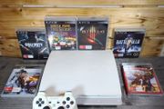 playstation 3 white 320gb 6 games bundle