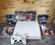playstation 3 white 320gb 6 games bundle