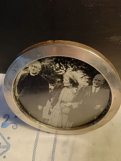 1919 A&J Zimmerman Sterling Silver Photo Frame