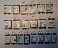 Laptop wifi wlan bluetooth card intel broadcom qualcomm realtek