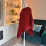 Ladies Irelands Eye Knitted Poncho Image 8