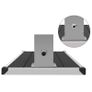 Outdoor Shower with Tray WPC Stainless Steel Image 9