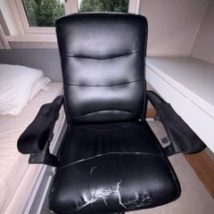Black Leather Office Chair