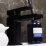 Matt Black Lanza Mono Basin Mixer Tap Image 4