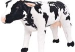 Standing Plush Toy Cow Black and White XXL