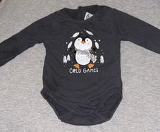 Penguin baby vest 3-6 months