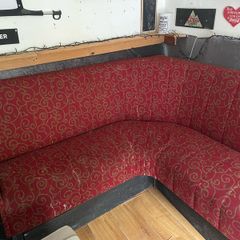 Bar corner seat, table and two chairs