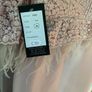 BNWT pink feather shimmer dress size 16 Image 4