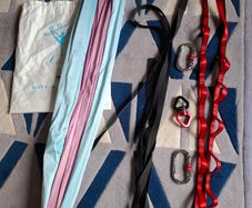 Prodigy aerial yoga frame and accessories