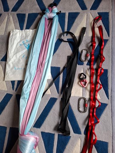 Prodigy aerial yoga frame and accessories