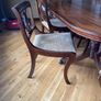 Mahogany dining room table and chairs Image 4