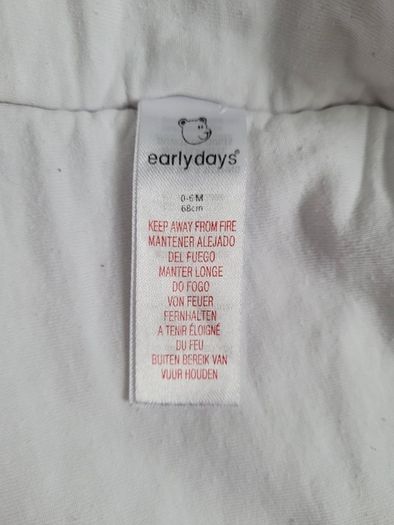 Early days Sleeping Bag 2.5 tog 0-6 months