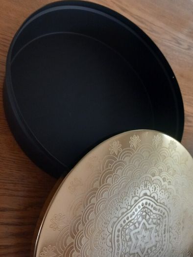 Brand New Large Round Decorative Metal Box