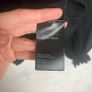Other Stories Embroidered Bib Sweater Sz 8UK  S Black Ruffle Dark Academia Image 6