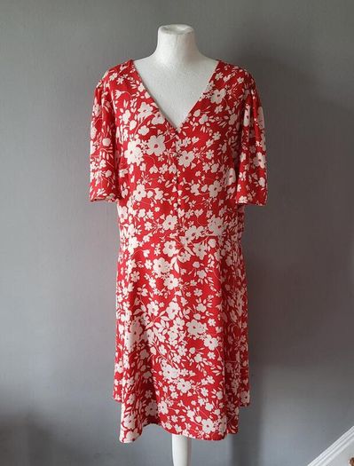 F&F red & white dress, Size 20