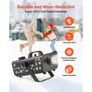 Snow Machine, Powerful 650W Handheld/Hanging Fake Snow Maker, Snowflake Making Machine with Portable Handle, Outdoor & Indoor Artificial Snowflake Maker for Holidays DJ Parties Christmas Decor Image 3