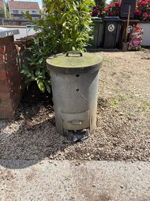 Coal / Kindling Drum (with kindling)