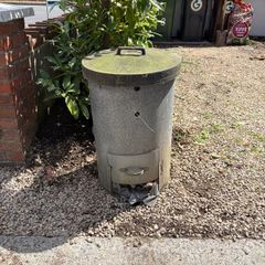 Coal / Kindling Drum (with kindling)