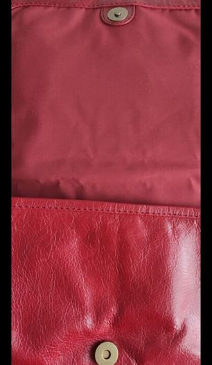Marks & Spencer Vibrant Red Leather Crossbody bag