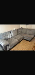 grey comfy sofa