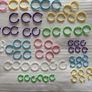Binder Rings Plastic Multicolour Various Sizes Image 2