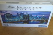 Clementoni 1000 Piece Panorama Puzzle New York Brooklyn Bridge Skyline Sealed NEW