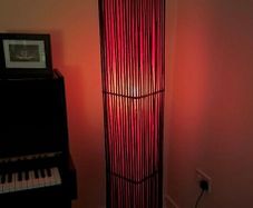 Beautiful bamboo floor lamp for sale
