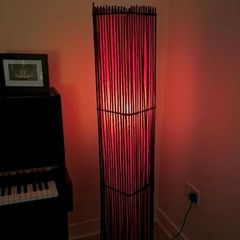 Beautiful bamboo floor lamp for sale