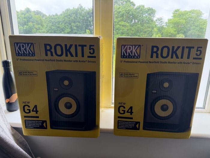 Pair of KRK Rokit 5 G4 Studio Monitors