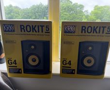 Pair of KRK Rokit 5 G4 Studio Monitors