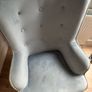 Armchair light blue Image 5