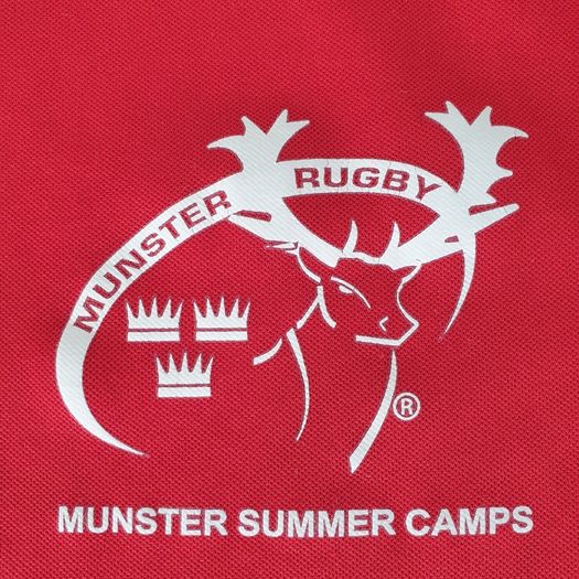 Munster rugby adidas summer camp shirt size small
