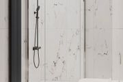 Sara vertical aluminium flat panels Anthracite/white 1800x280