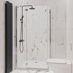 Sara vertical aluminium flat panels Anthracite/white 1800x280
