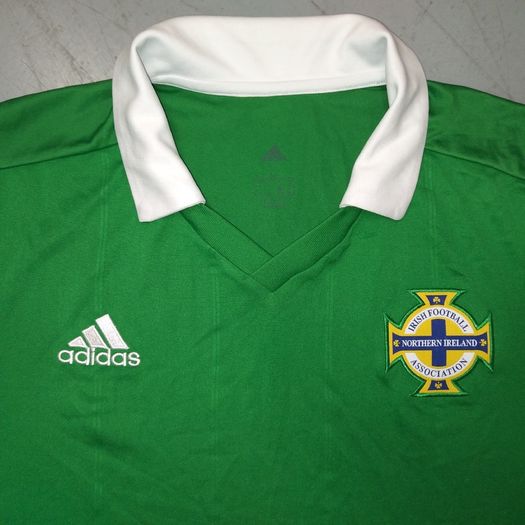 Northern Ireland (L) Jersey Shirt 2018 adidas Soccer Football Irish Green Norn iron Large  St Patricks Day Paddys Day
