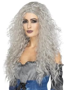 Smiffys Banshee Big. Long, grey and messy.