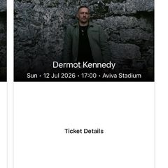 4 Dermot Kennedy Tickets for sale