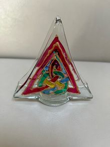 Stained glass napkin holder